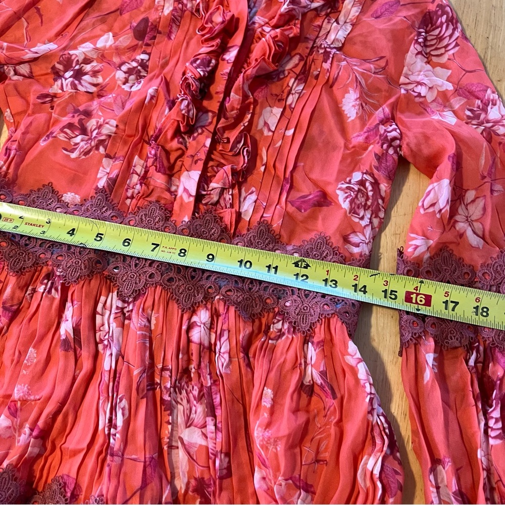 Alexis Beaumont Ruffled Floral Mini Dress - Picture 5 of 9